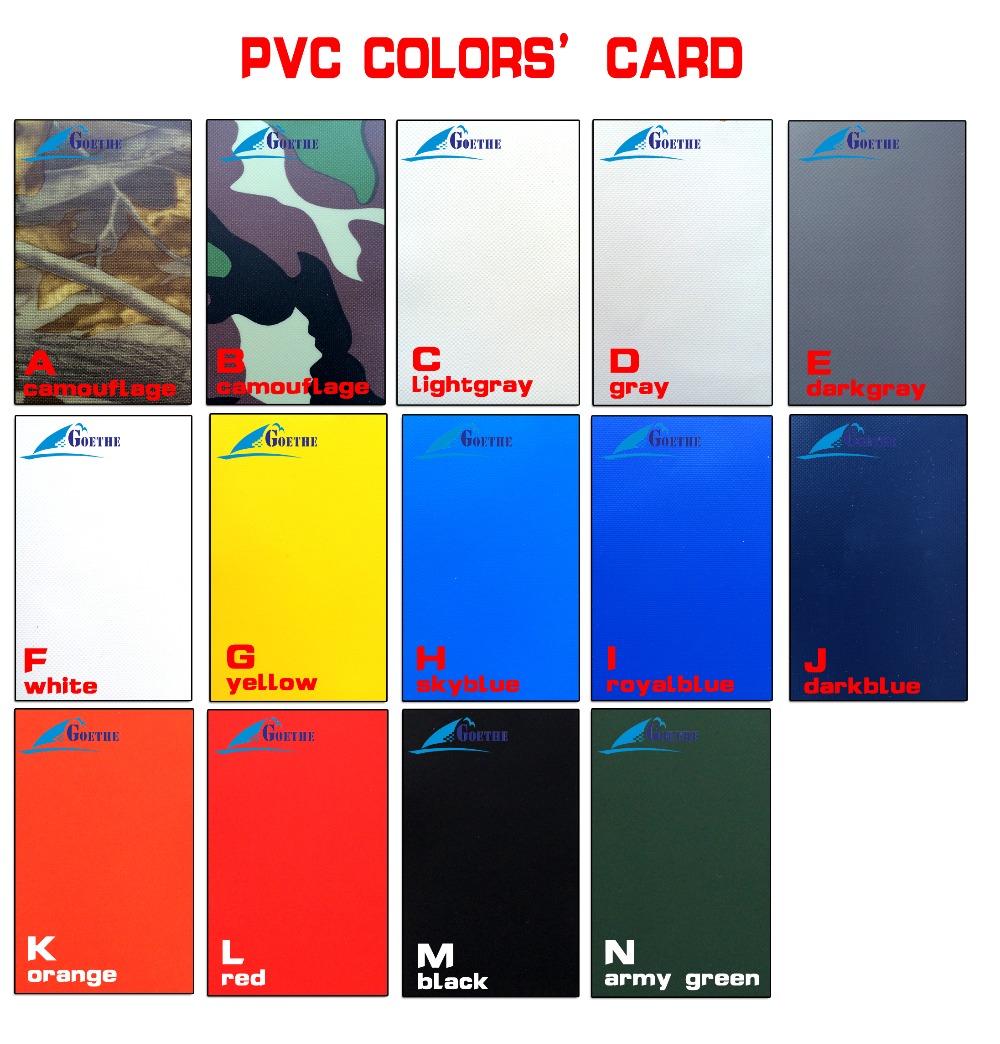 PVC color card