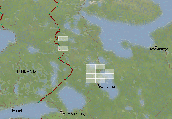 Karelia - download topographic map set