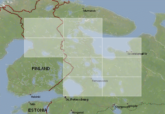Karelia - download topographic map set