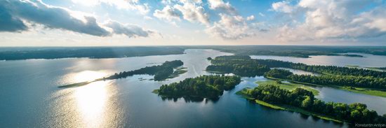 Lake Valdai, Russia - the view from above, photo 2