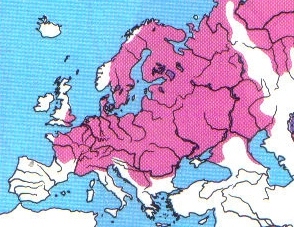 Burbot European geographic distribution