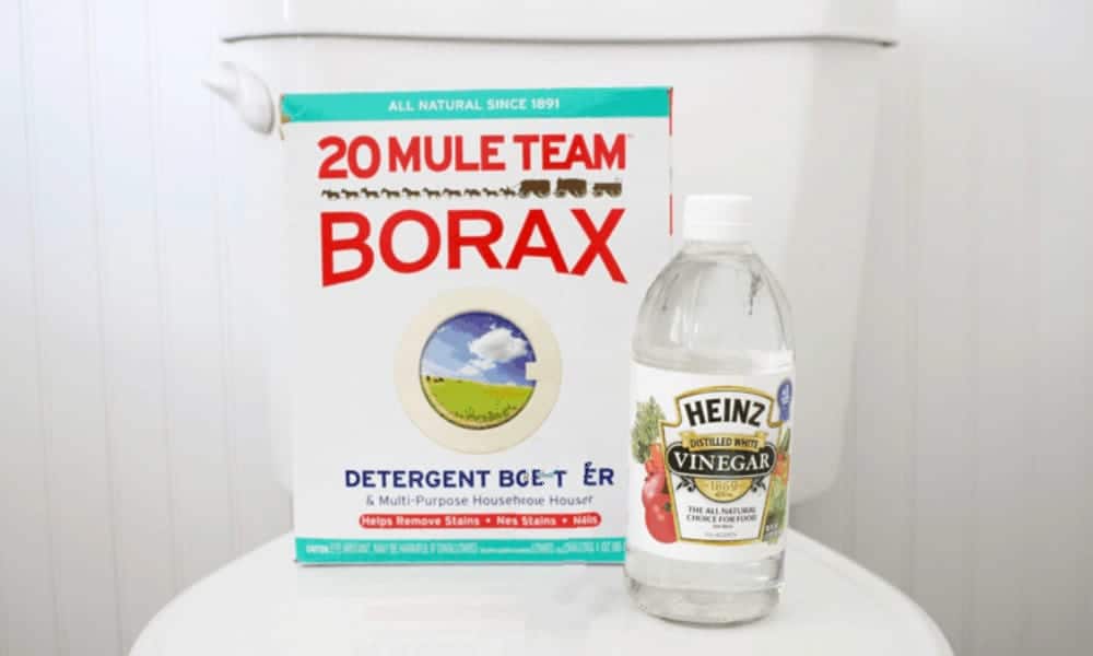 White Vinegar and Borax